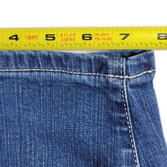 Torrid Jeans Women Plus Size 26 46X26 Blue Girlfriend Ankle Length High Rise - Picture 12 of 13